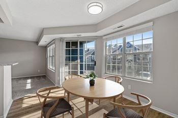 Separate dining room area